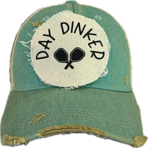BohoGroove “Day Dinker” Hat – Pickleball Snapback Trucker | Vintage Distressed Sports Baseball Cap