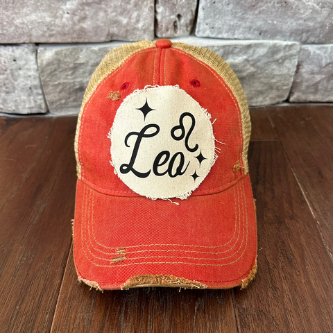 Zodiac leo hat-red