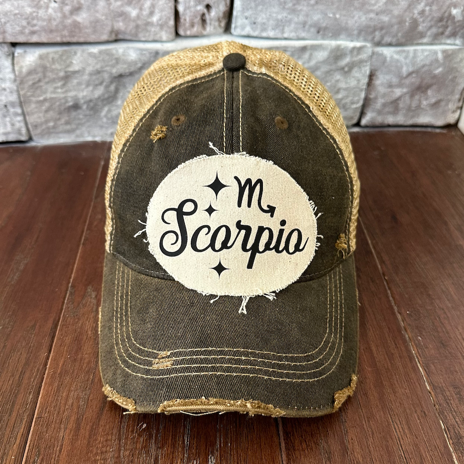 Scorpio hat-black