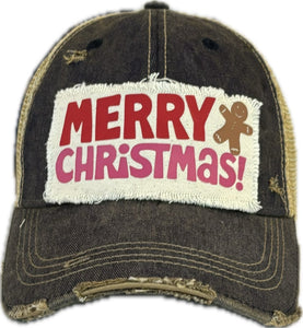 Gingerbread Man Merry Christmas Hat