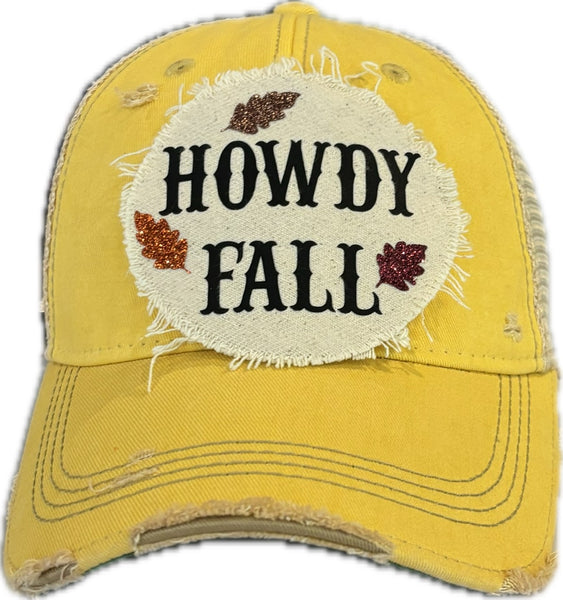 Howdy Fall Hat- Autum Hat