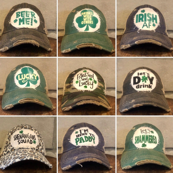 Let's Day Drink Hat, St. Patrick's Day Hat