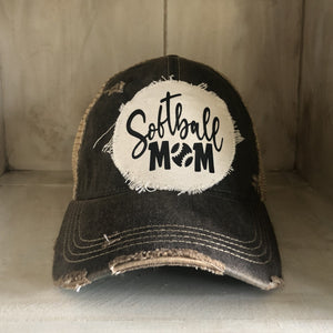 Softball Mom Hat, Mom Hat, Sports Mom Hat