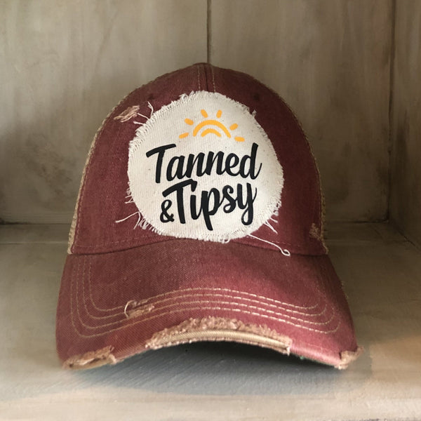 Tanned and Tipsy Hat, Summer Hat
