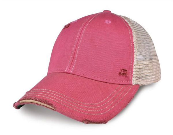 USA Glitter hat by BohoGroove with sparkly patriotic red white and blue USA patch on pink vintage distressed snapback